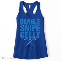 Retro Dangle Snipe Celly Quote Ice Hockey Player Saying Meaningful Gift Women's Tank Top thumb 0