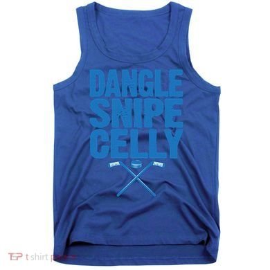 Retro Dangle Snipe Celly Quote Ice Hockey Player Saying Meaningful Gift Tank Top