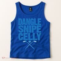 Retro Dangle Snipe Celly Quote Ice Hockey Player Saying Meaningful Gift Tank Top thumb 2