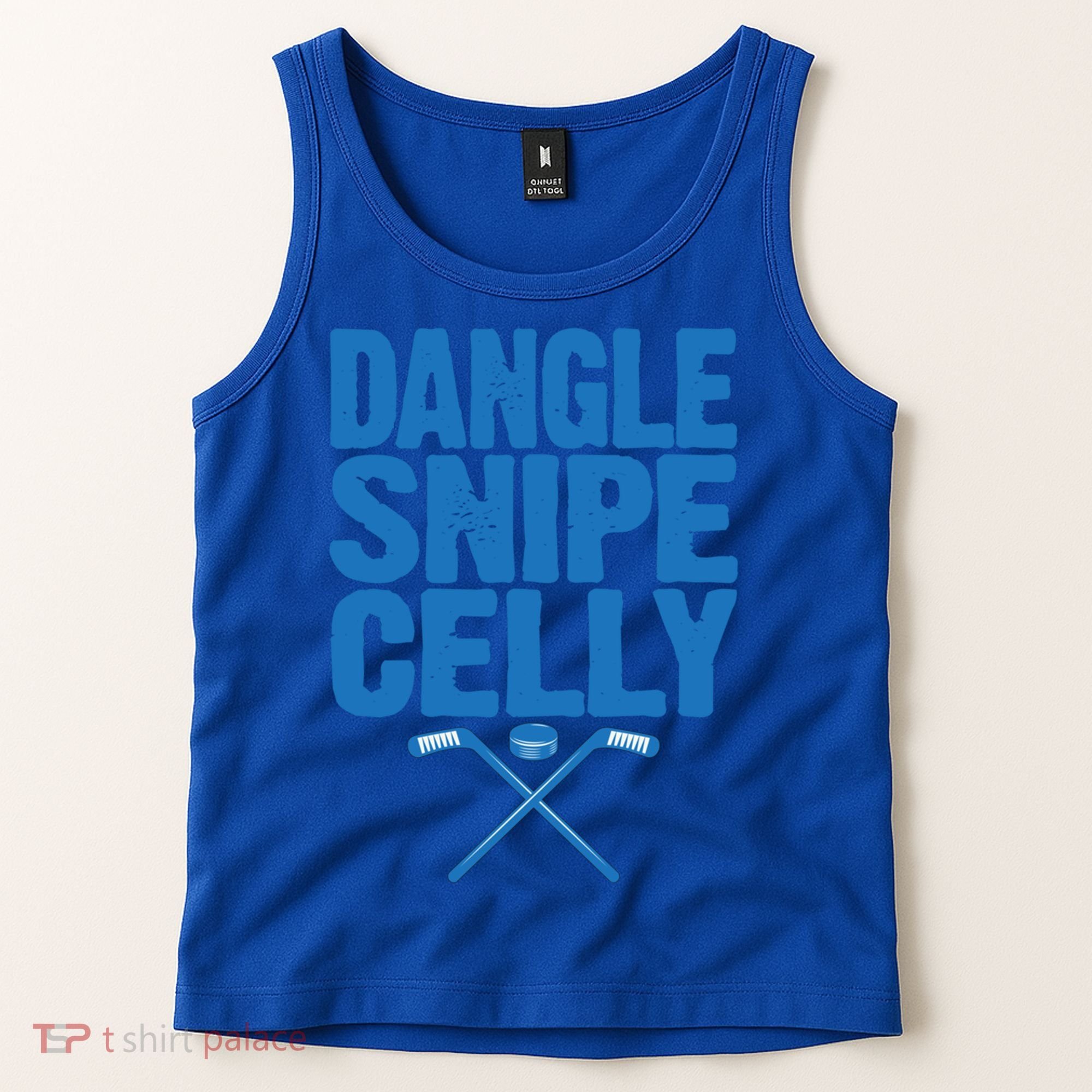 Retro Dangle Snipe Celly Quote Ice Hockey Player Saying Meaningful Gift Tank Top