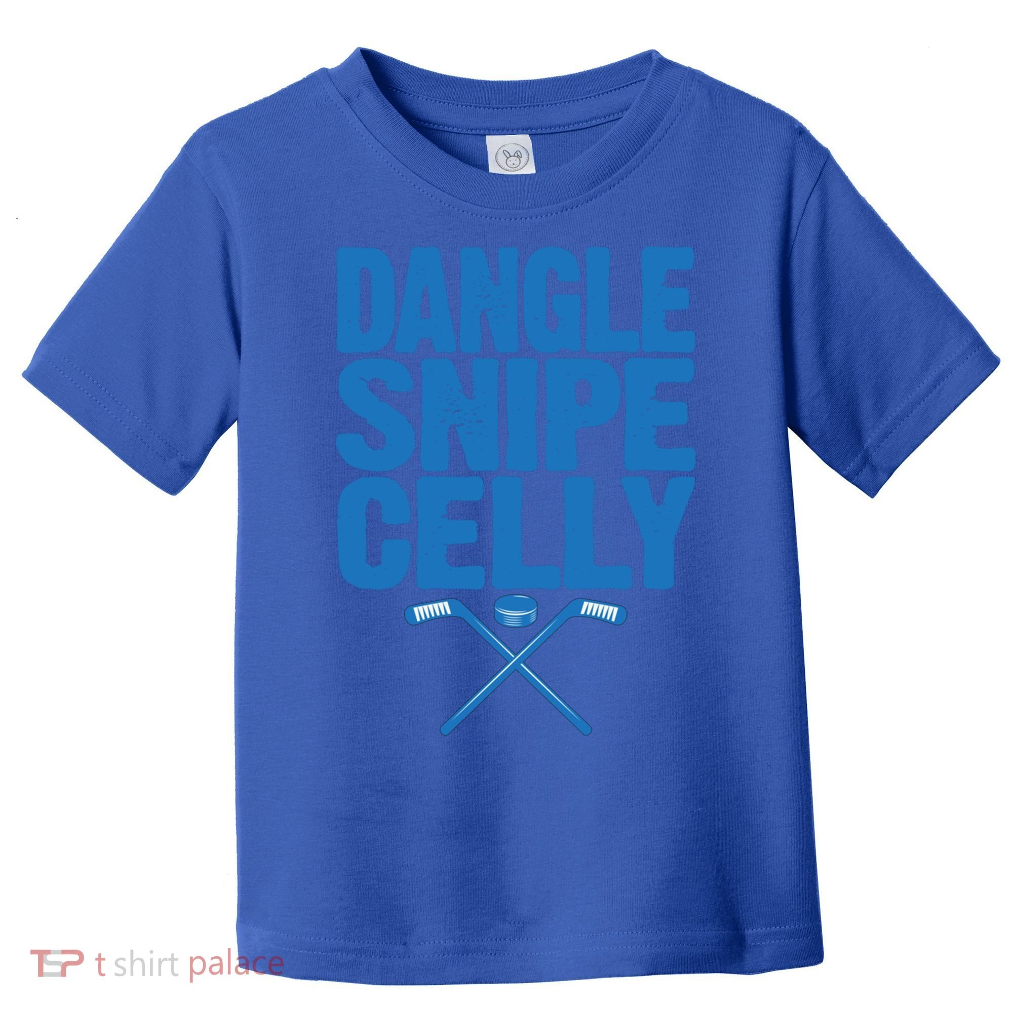 Retro Dangle Snipe Celly Quote Ice Hockey Player Saying Meaningful Gift Toddler T-Shirt