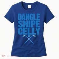 Retro Dangle Snipe Celly Quote Ice Hockey Player Saying Meaningful Gift Women's T-Shirt thumb 0