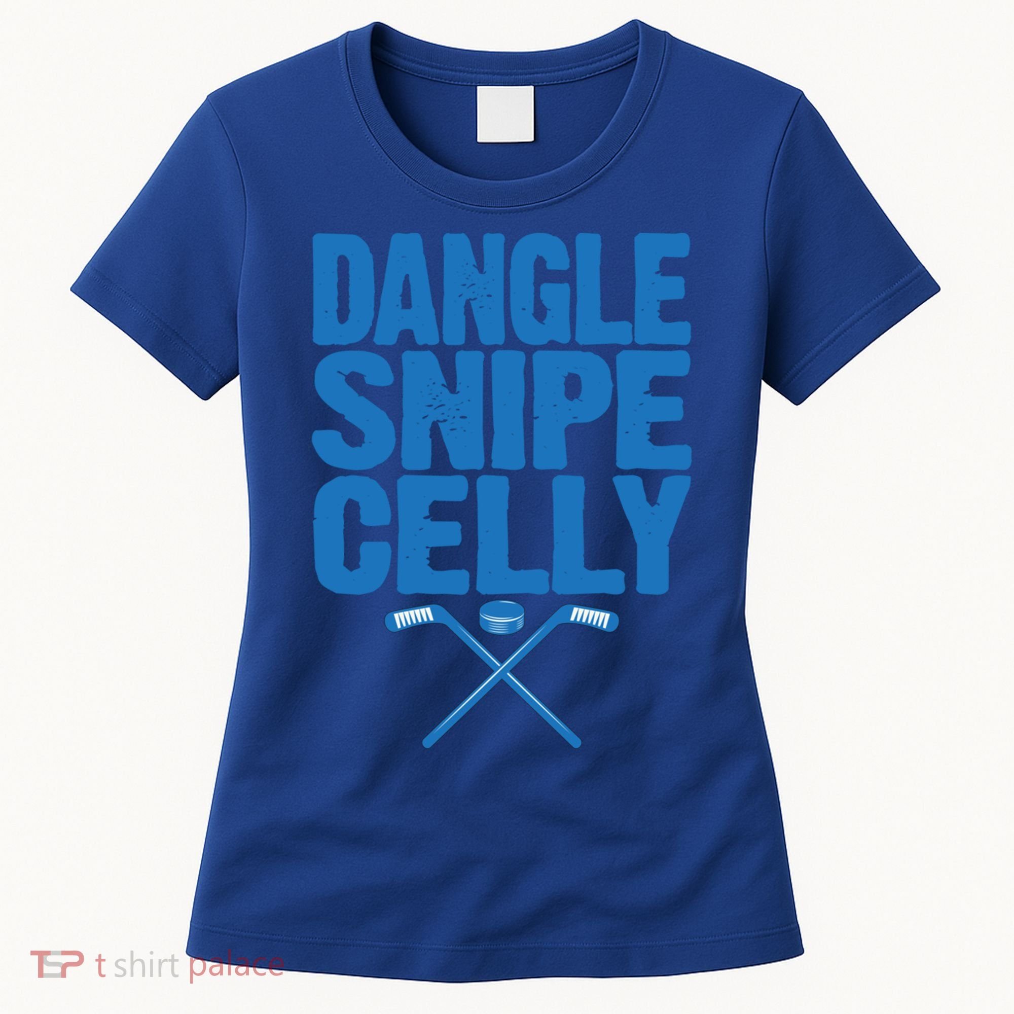 Retro Dangle Snipe Celly Quote Ice Hockey Player Saying Meaningful Gift Women's T-Shirt