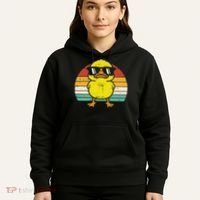 Rubber Duck Sunglasses Sunset Retro Duckling Hoodie thumb 5