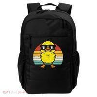 Rubber Duck Sunglasses Sunset Retro Duckling Backpack thumb 0