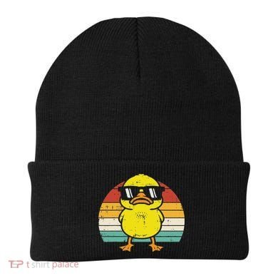 Rubber Duck Sunglasses Sunset Retro Duckling Beanie