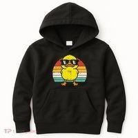 Rubber Duck Sunglasses Sunset Retro Duckling Kids Hoodie thumb 0