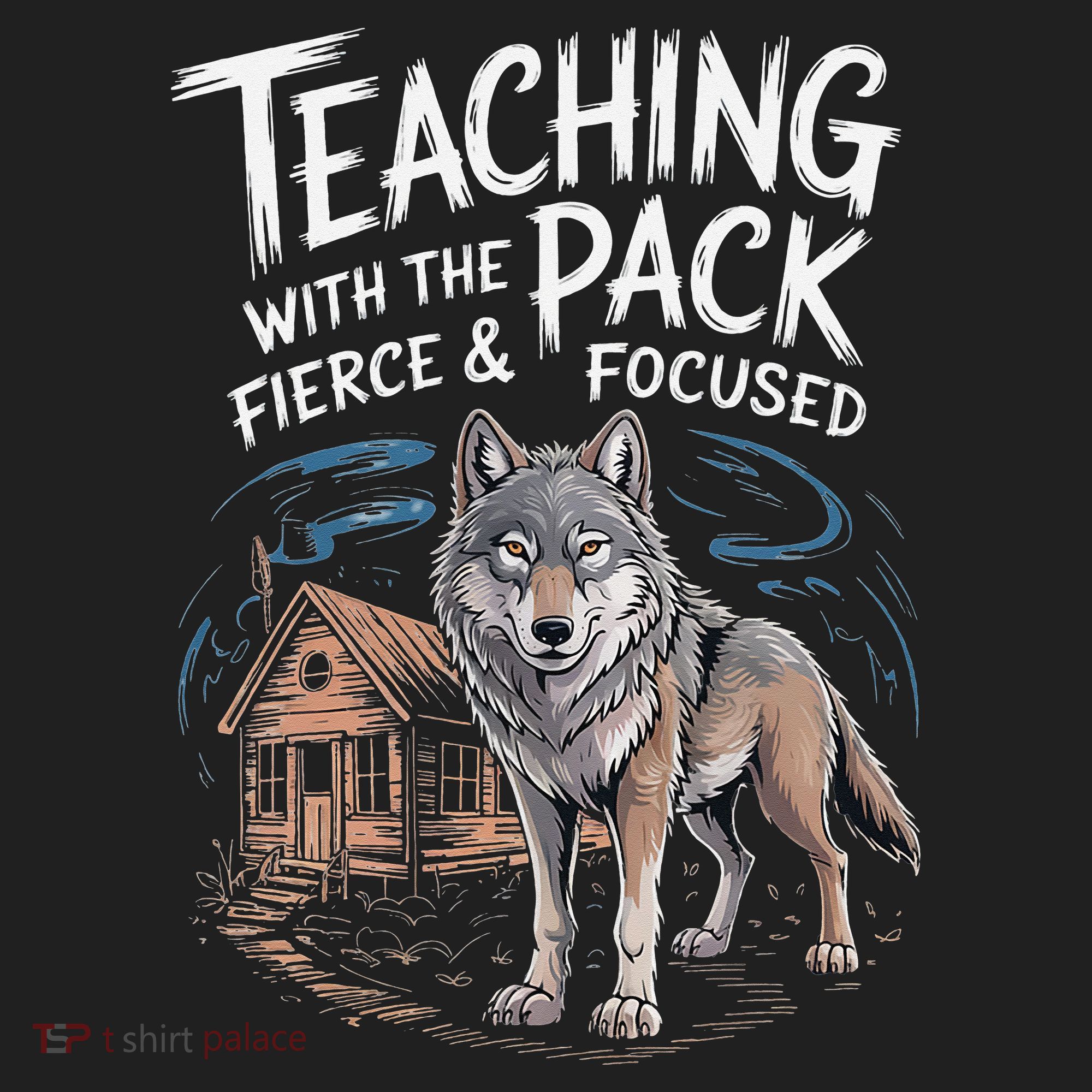 Retro Dire Spirit Even Wolf Teaching A Pack Book Reading Tumbler