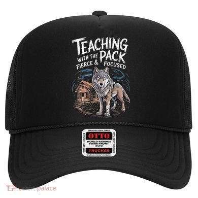 Retro Dire Spirit Even Wolf Teaching A Pack Book Reading Hat