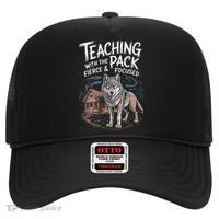 Retro Dire Spirit Even Wolf Teaching A Pack Book Reading Hat thumb 0