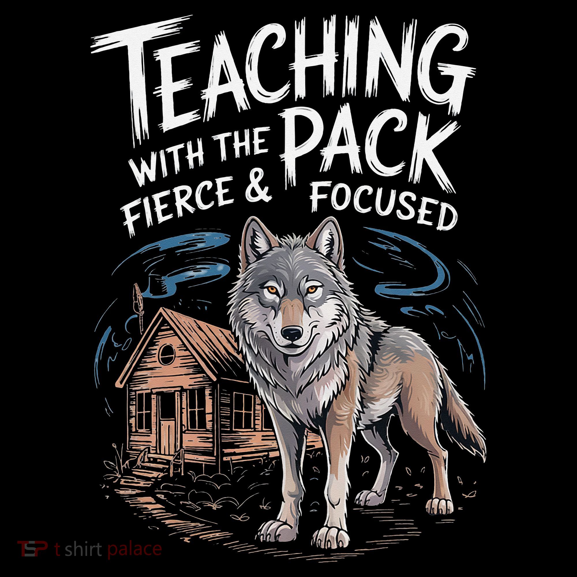Retro Dire Spirit Even Wolf Teaching A Pack Book Reading Tank Top