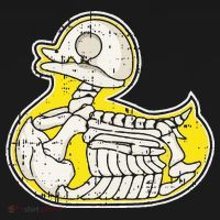 Rubber Duck Skeleton Lazy Halloween Costume Funny Ducky Hoodie thumb 7