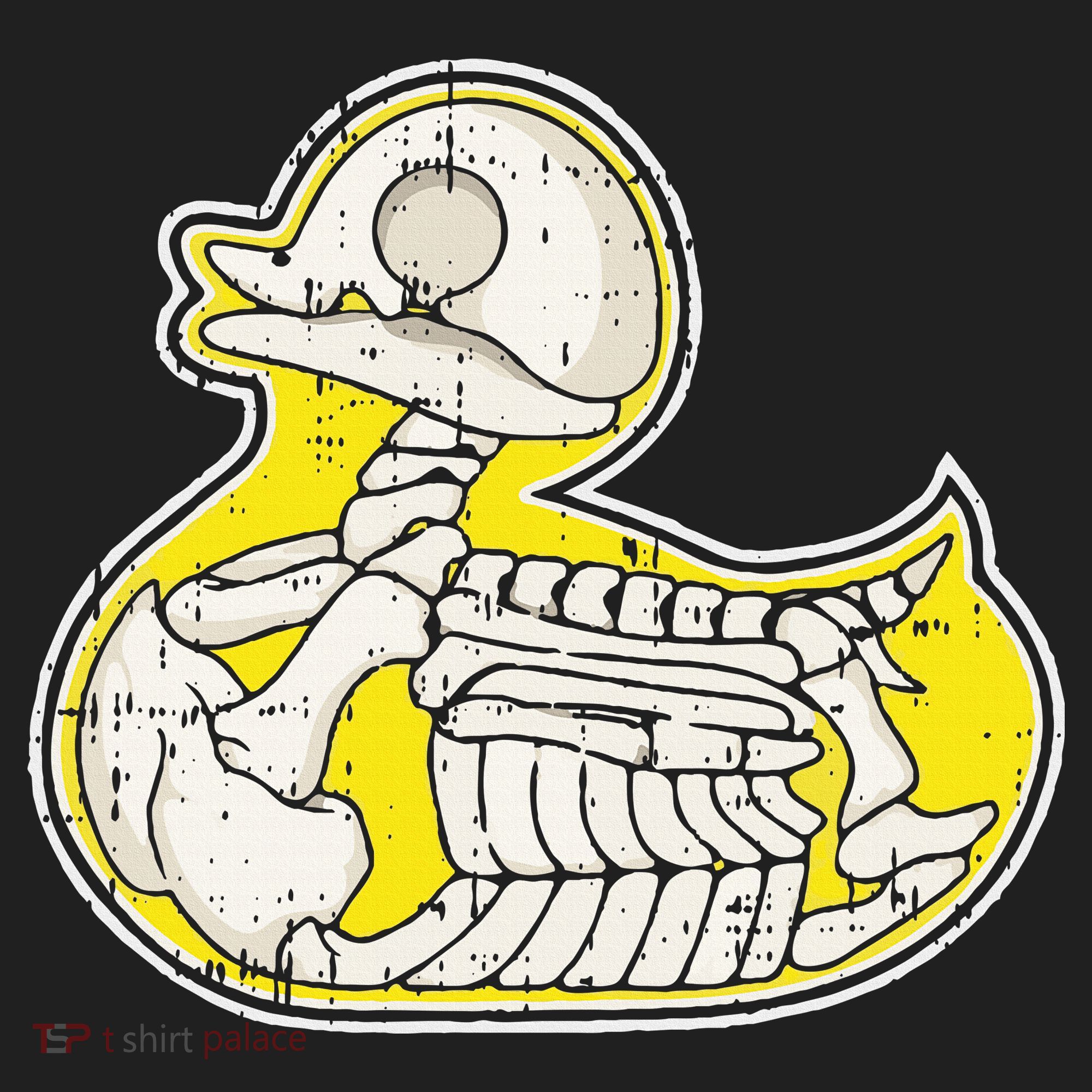 Rubber Duck Skeleton Lazy Halloween Costume Funny Ducky Beanie