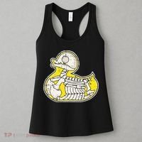Rubber Duck Skeleton Lazy Halloween Costume Funny Ducky Women's Tank Top thumb 3