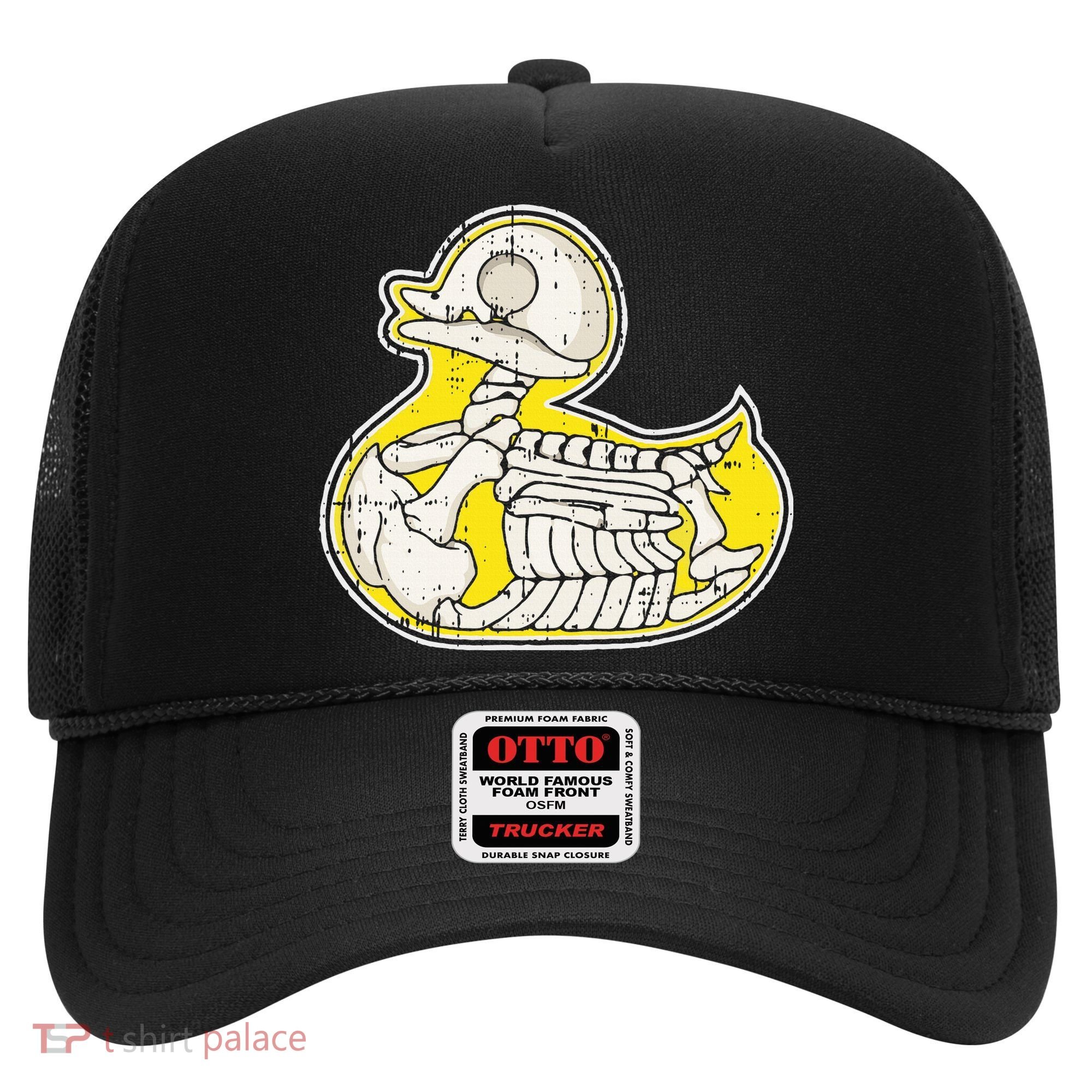 Rubber Duck Skeleton Lazy Halloween Costume Funny Ducky Hat