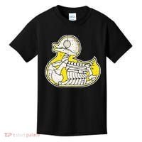 Rubber Duck Skeleton Lazy Halloween Costume Funny Ducky Kids T-Shirt thumb 0