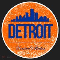 Retro Detroit Skyline Logo Tumbler thumb 3
