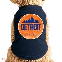 Retro Detroit Skyline Logo Doggie Tank thumb 0