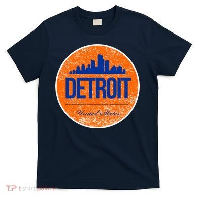 Retro Detroit Skyline Logo T-Shirt