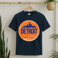 Retro Detroit Skyline Logo T-Shirt thumb 2