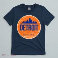 Retro Detroit Skyline Logo T-Shirt thumb 5