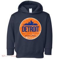 Retro Detroit Skyline Logo Toddler Hoodie thumb 0