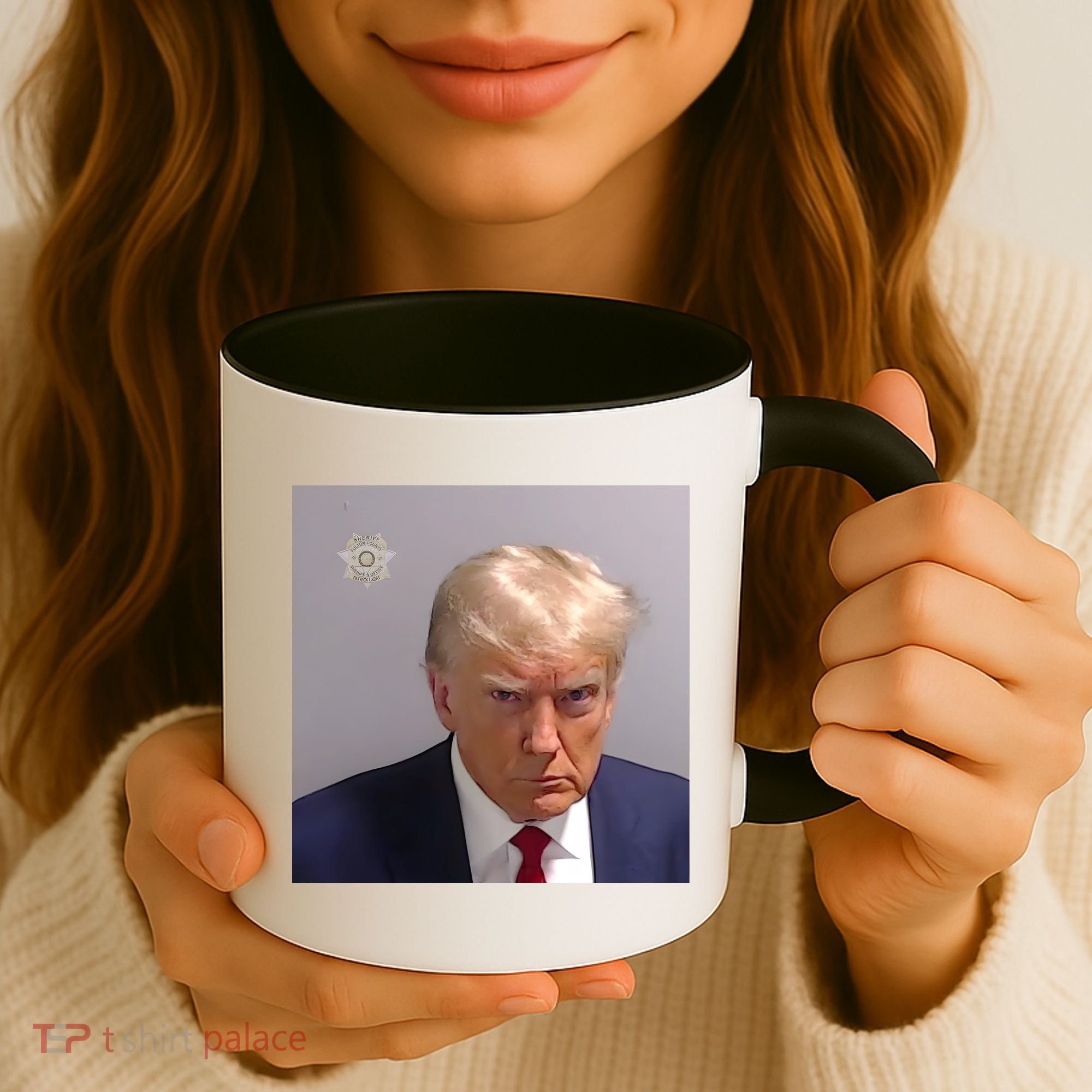 Real Donald Trump Mugshot At Fulton County Sheriffs Office Coffee Mug