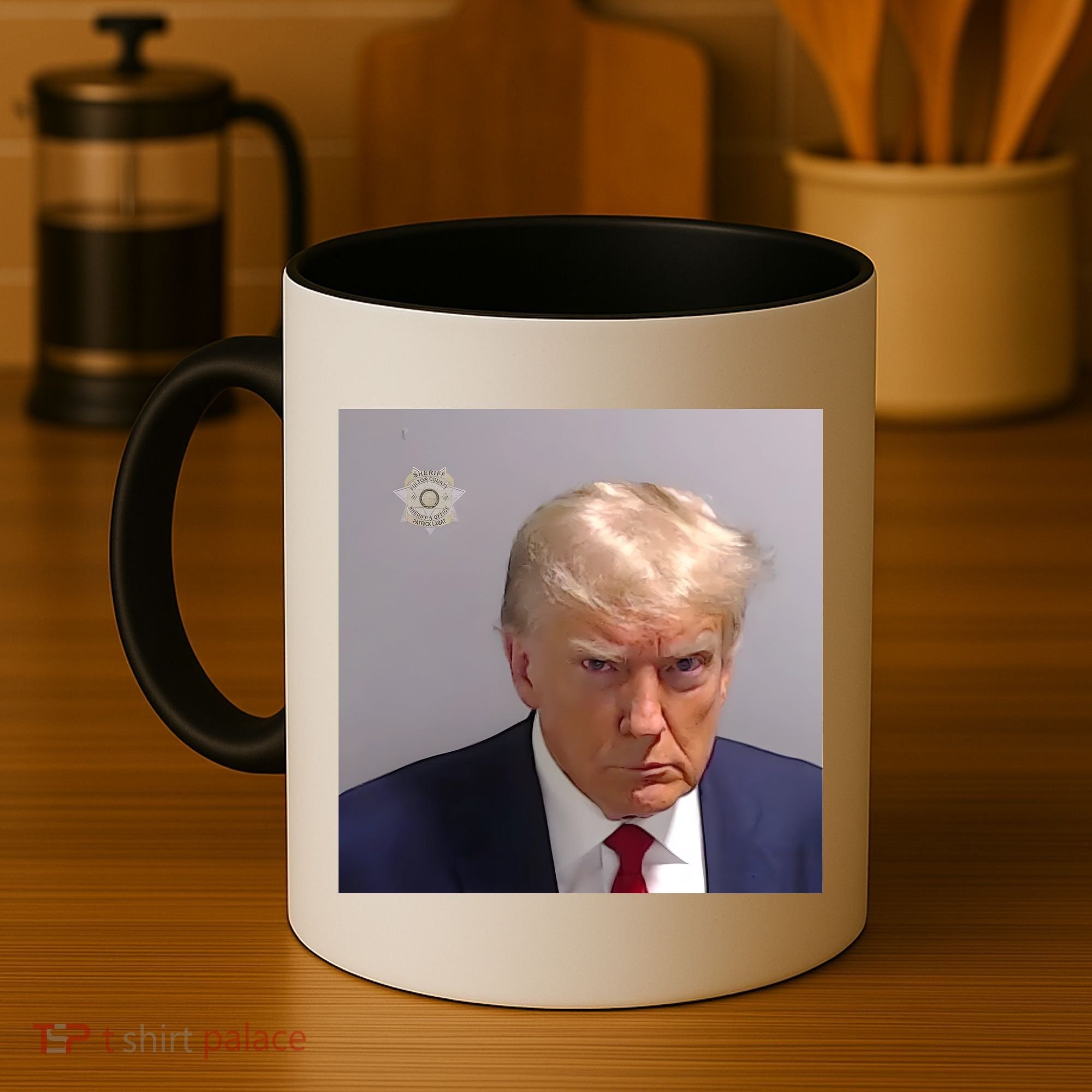 Real Donald Trump Mugshot At Fulton County Sheriffs Office Coffee Mug