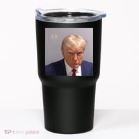 Real Donald Trump Mugshot At Fulton County Sheriffs Office Tumbler thumb 0