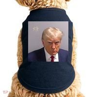 Real Donald Trump Mugshot At Fulton County Sheriffs Office Doggie Tank thumb 0
