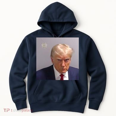 Real Donald Trump Mugshot At Fulton County Sheriffs Office Hoodie