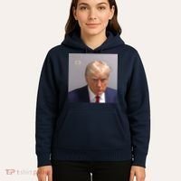 Real Donald Trump Mugshot At Fulton County Sheriffs Office Hoodie thumb 5
