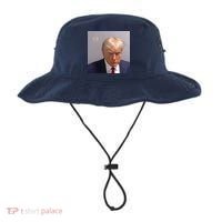Real Donald Trump Mugshot At Fulton County Sheriffs Office Bucket Hat thumb 0