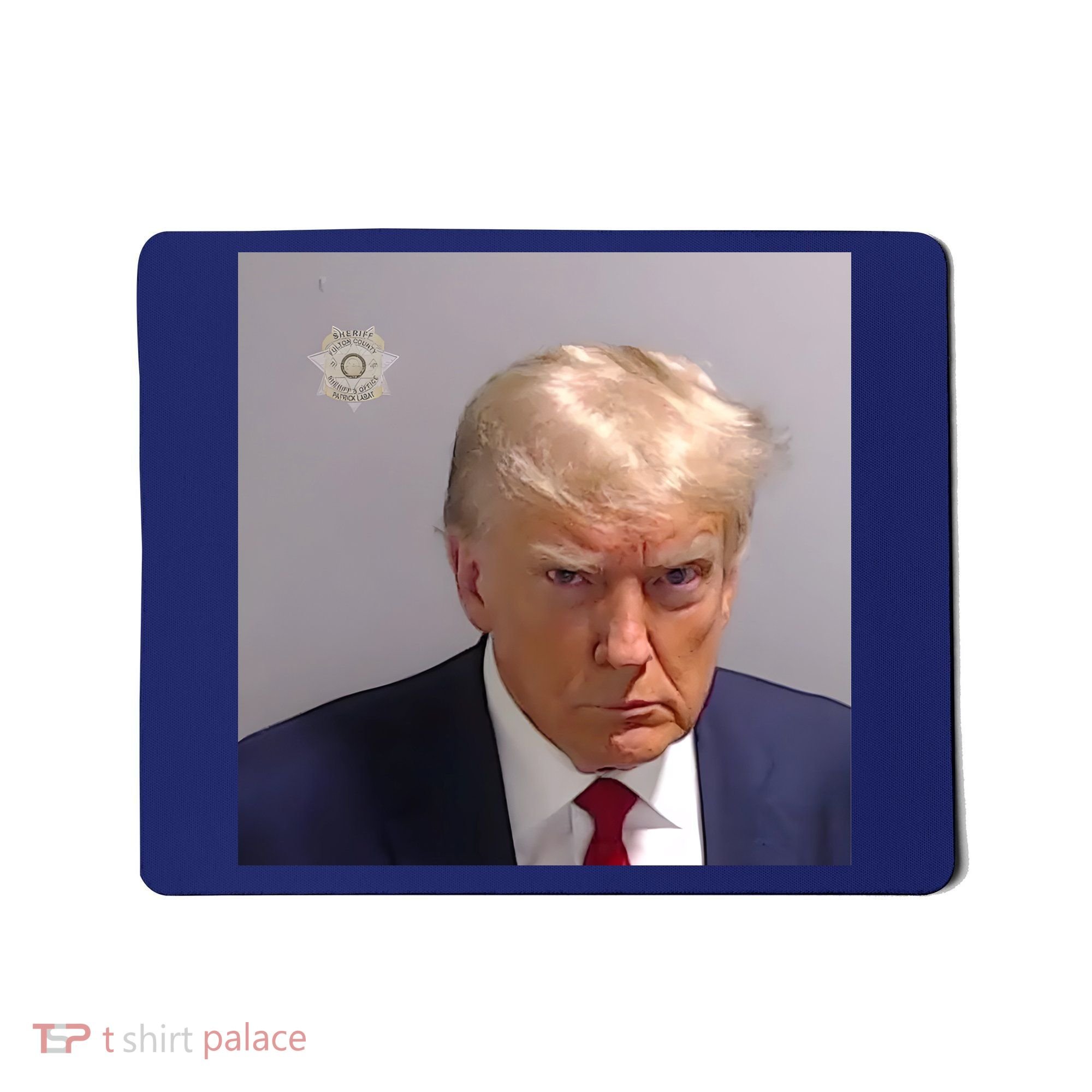 Real Donald Trump Mugshot At Fulton County Sheriffs Office Mousepad