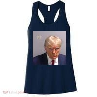 Real Donald Trump Mugshot At Fulton County Sheriffs Office Women's Tank Top thumb 0
