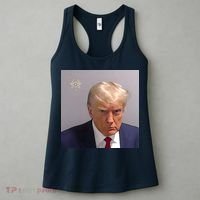 Real Donald Trump Mugshot At Fulton County Sheriffs Office Women's Tank Top thumb 3