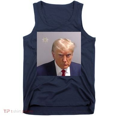 Real Donald Trump Mugshot At Fulton County Sheriffs Office Tank Top