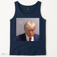 Real Donald Trump Mugshot At Fulton County Sheriffs Office Tank Top thumb 2