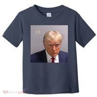 Real Donald Trump Mugshot At Fulton County Sheriffs Office Toddler T-Shirt thumb 0