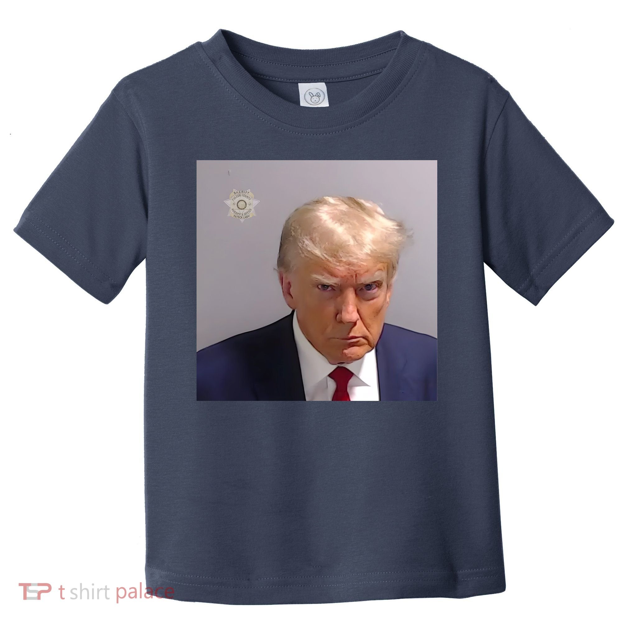 Real Donald Trump Mugshot At Fulton County Sheriffs Office Toddler T-Shirt