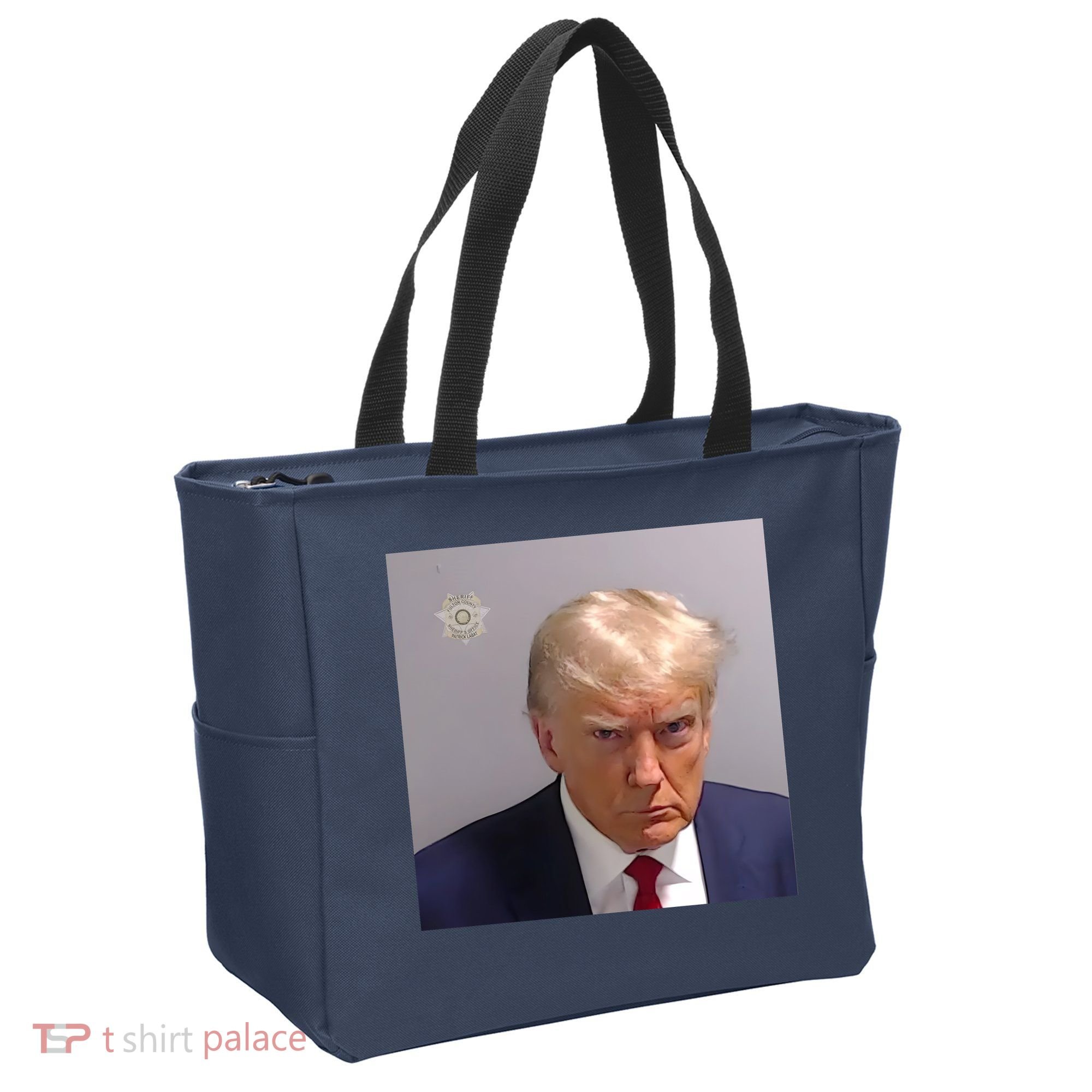 Real Donald Trump Mugshot At Fulton County Sheriffs Office Tote Bag