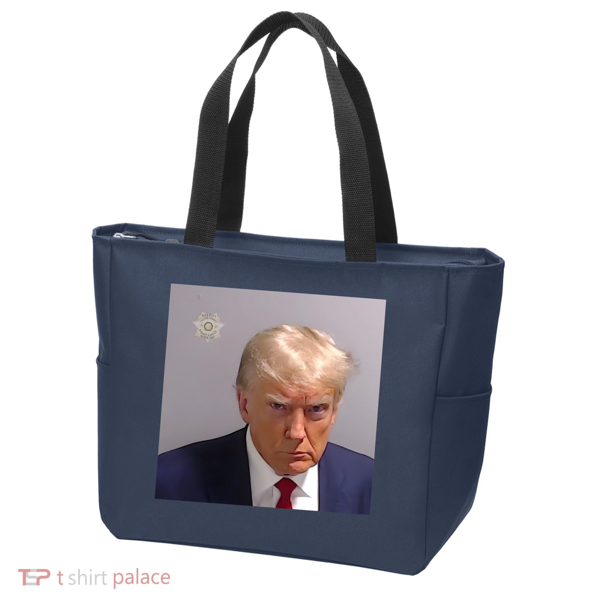 Real Donald Trump Mugshot At Fulton County Sheriffs Office Tote Bag