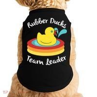 Rubber Ducks Team Leader Water Play Time Doggie Tank thumb 0