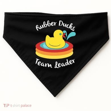 Rubber Ducks Team Leader Water Play Time USA-Made Doggie Bandana