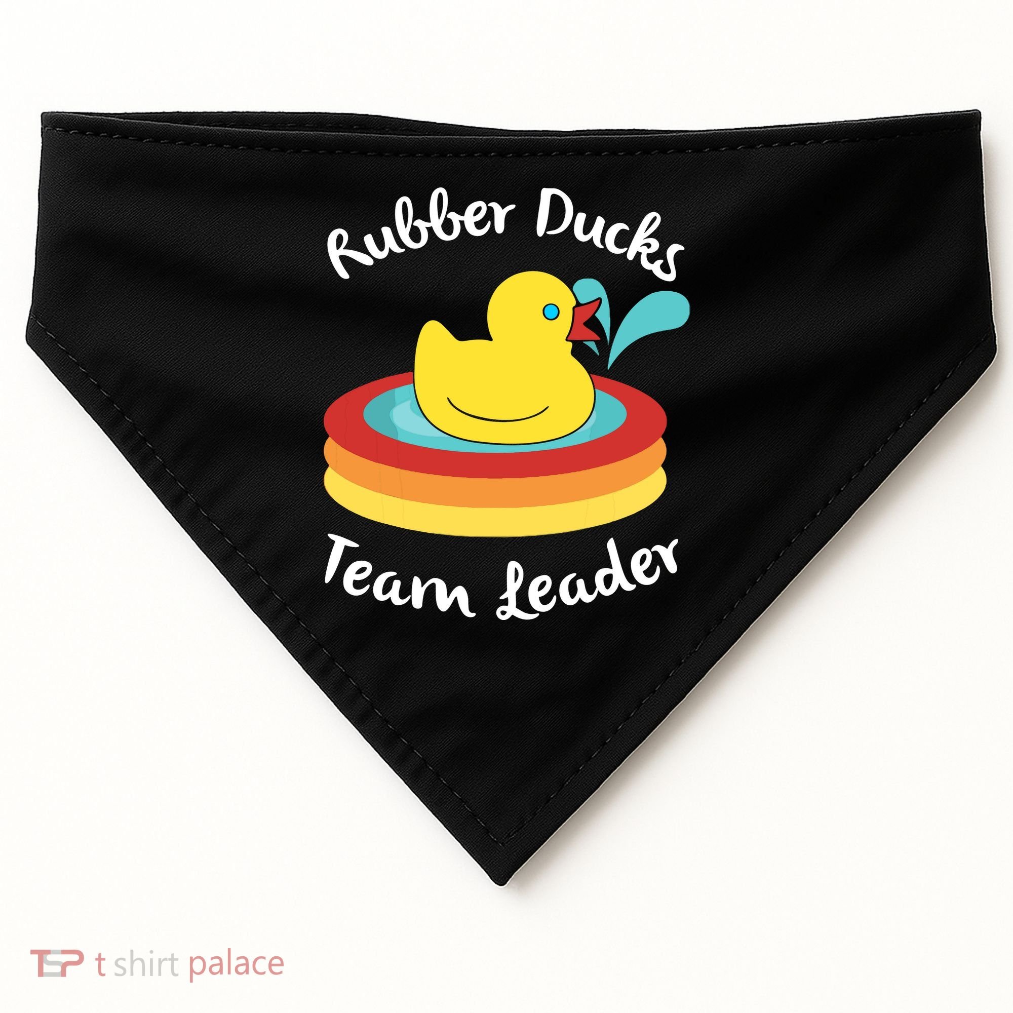 Rubber Ducks Team Leader Water Play Time USA-Made Doggie Bandana