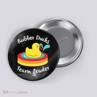 Rubber Ducks Team Leader Water Play Time Button thumb 0