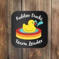 Rubber Ducks Team Leader Water Play Time Coaster thumb 0