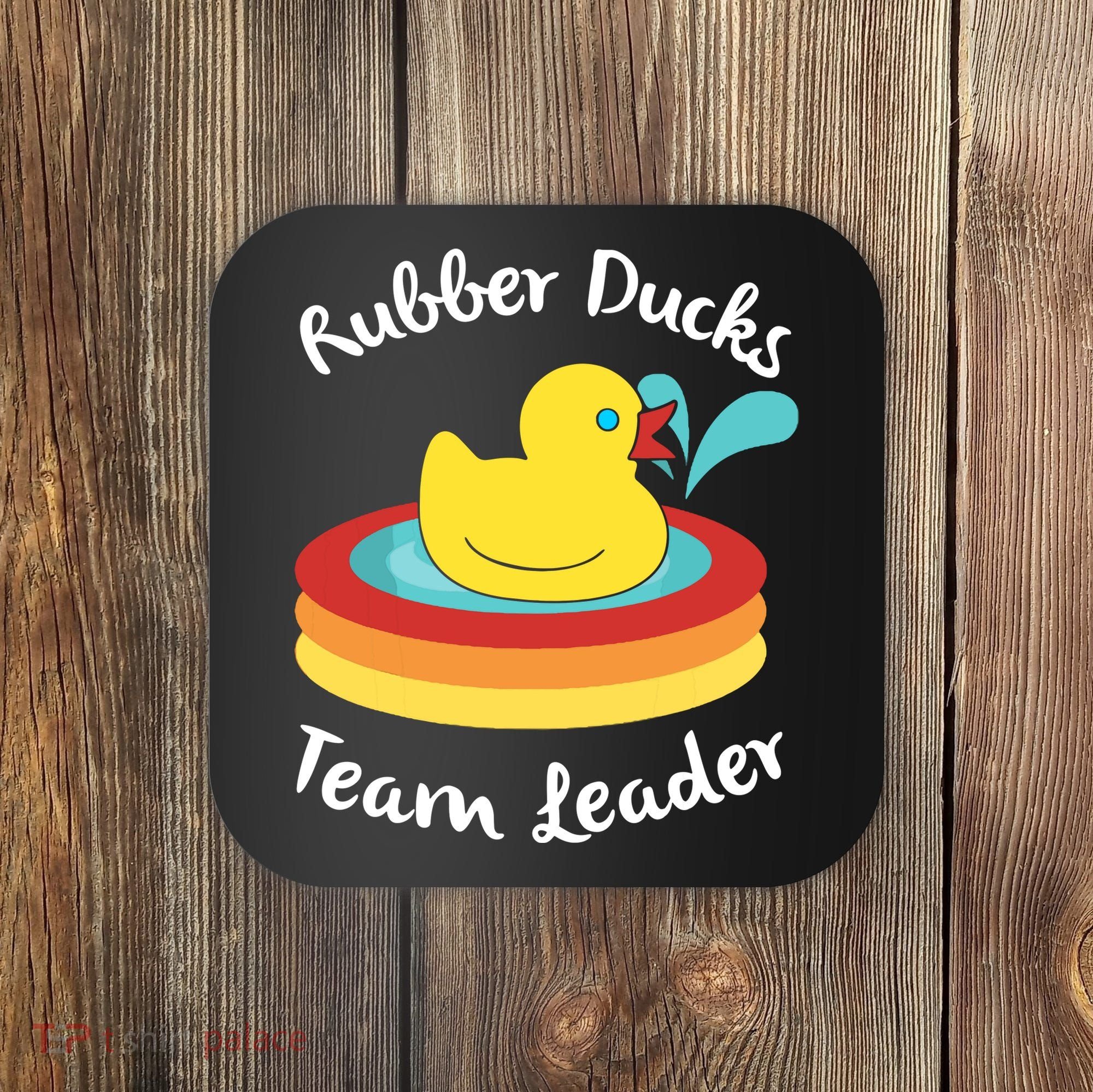 Rubber Ducks Team Leader Water Play Time Coaster