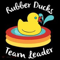 Rubber Ducks Team Leader Water Play Time Mousepad thumb 1