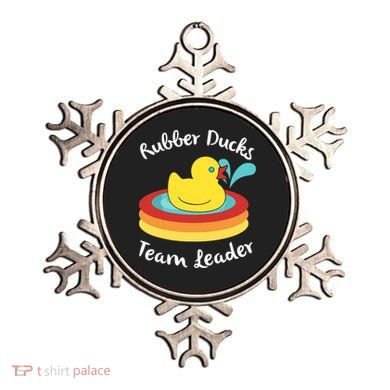 Rubber Ducks Team Leader Water Play Time Ornament